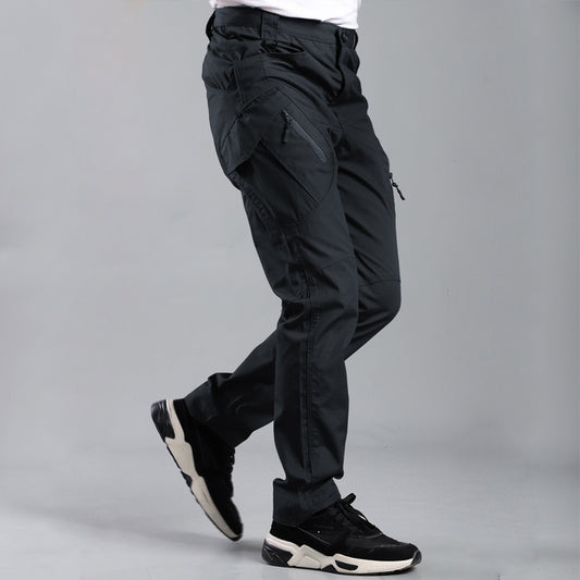 Loose Multi-pocket Pants Overalls Multi-pocket Outdoor Military Fans