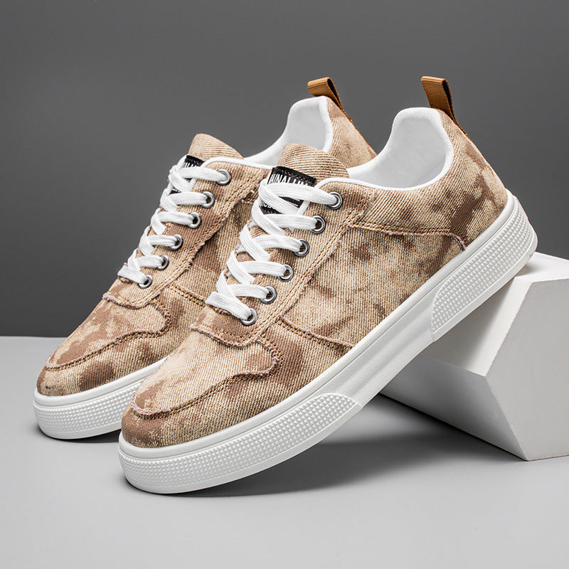 Summer Low-top Canvas Sneakers Increased By Denim Shoes