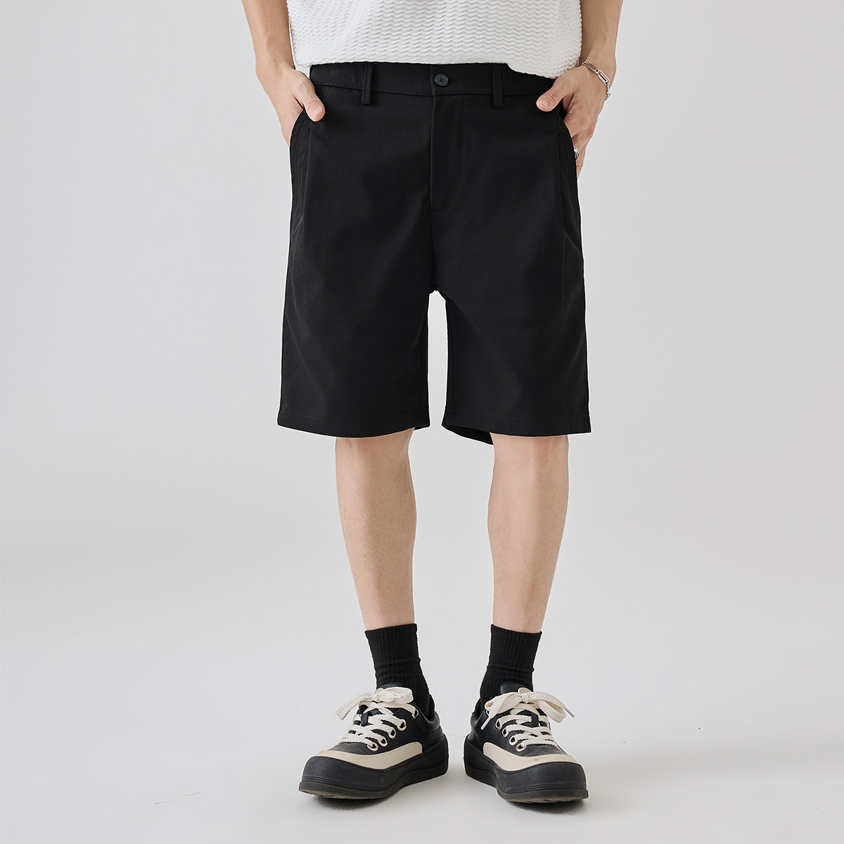Shorts Uomo Estivi in Poliestere – Dritti, Semplici e Casual Eleganti