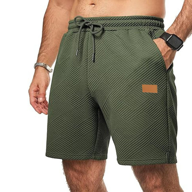Shorts casual con elastico in vita e coulisse