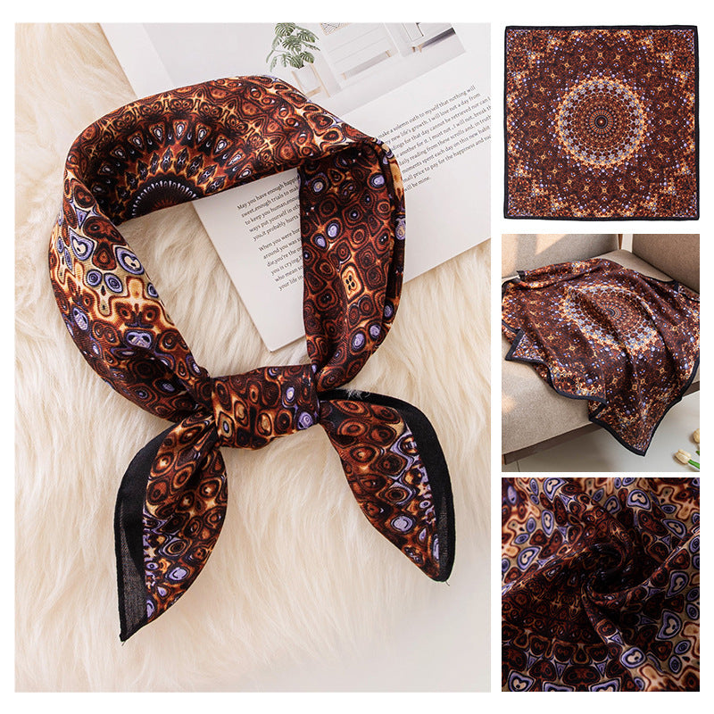 70cm Emulation Silk Scarf Fashion Scarf