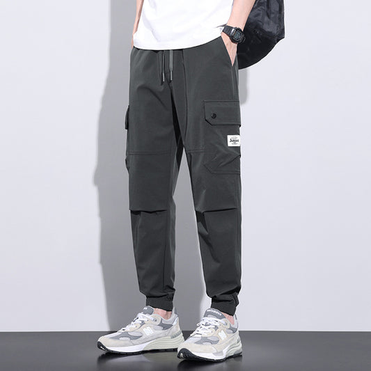 Loose Tappered Harem Pants Fashion Brand Handsome Quick-drying