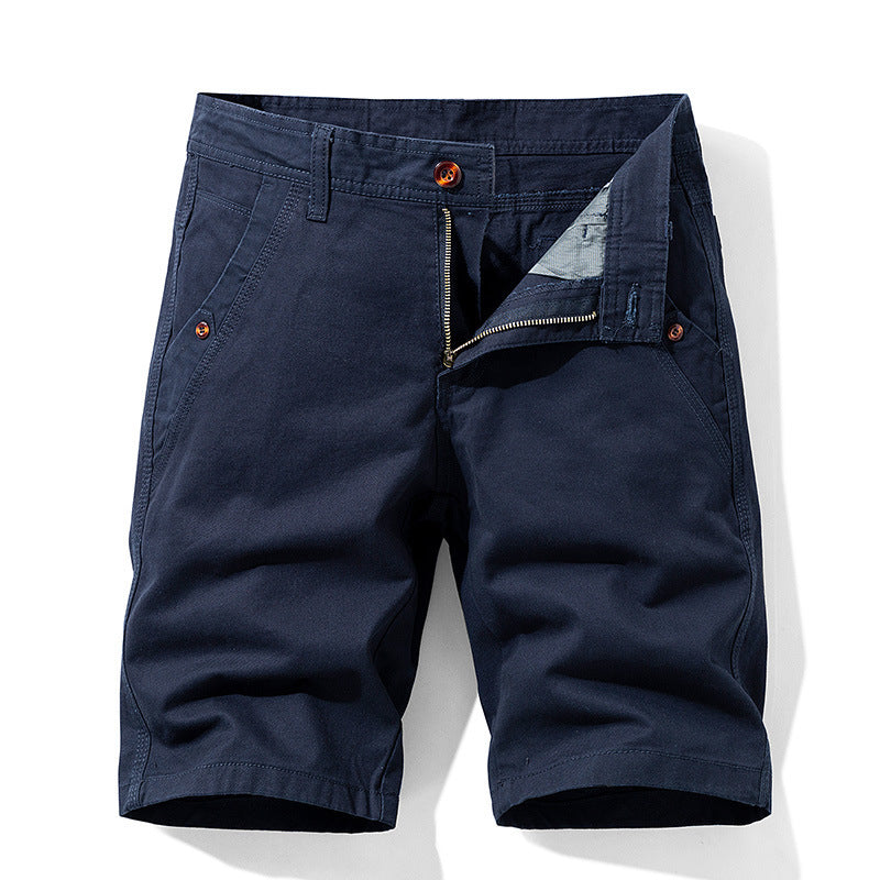 Pantaloni Uomo in Cotone – Casual Overalls dritti basic