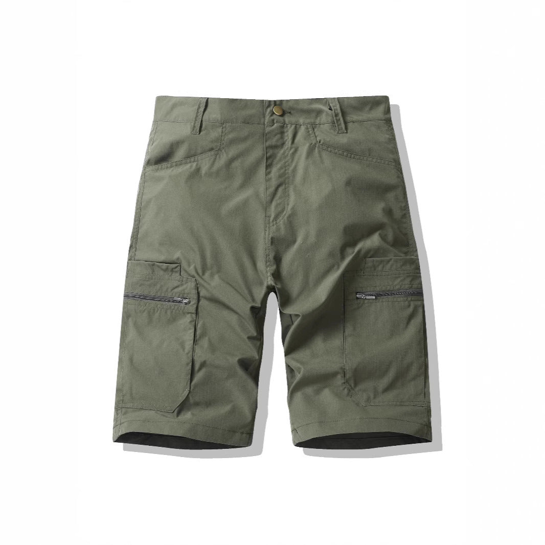 American Workwear pantaloncini con cerniera Stile Cargo