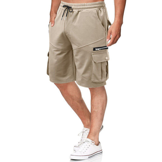 Shorts Estivi da Uomo con Doppia Tasca e Zip – Casual, Workwear e Sport Fitness