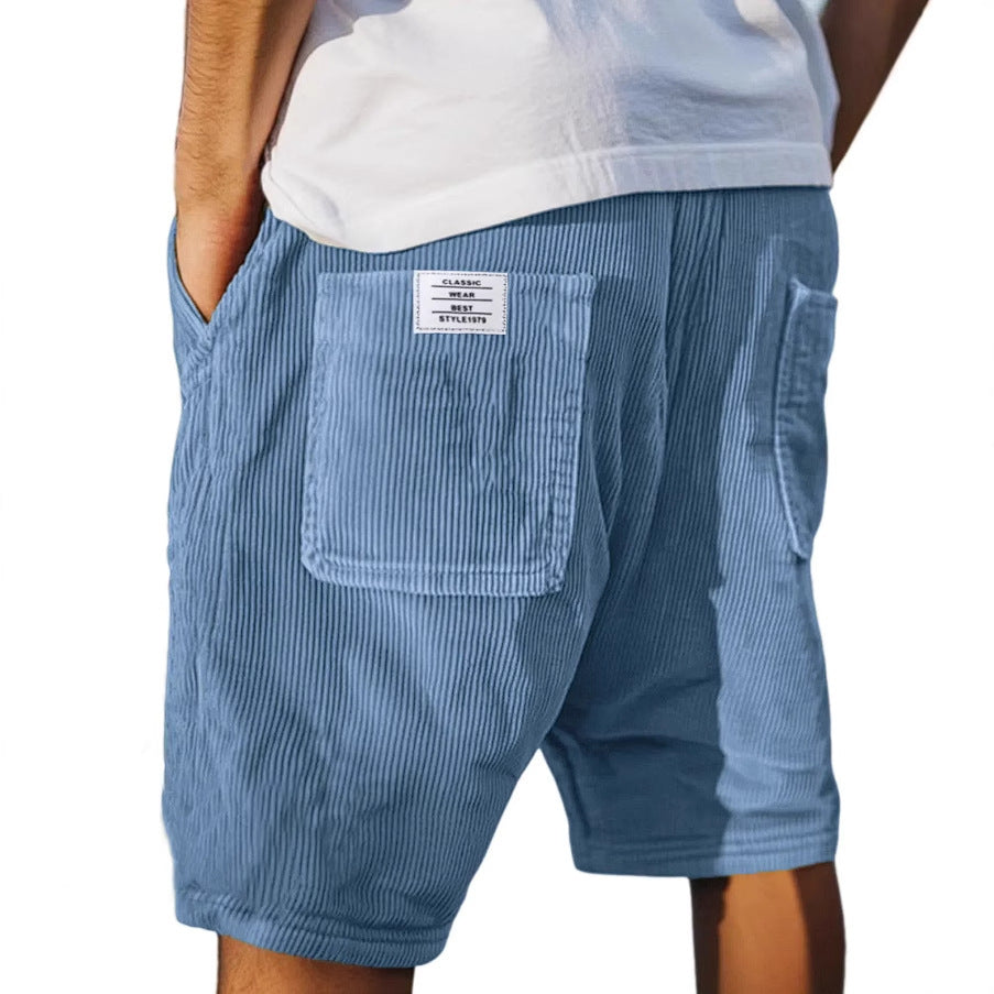 Pantaloncini Estivi con Ricami Multi-pocket