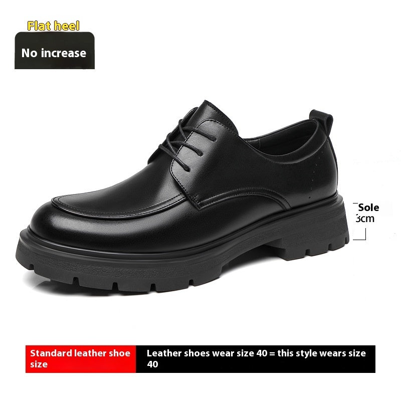 Scarpe Uomo Business con Rialzo Interno – Pelle Vera, Eleganti e Traspiranti