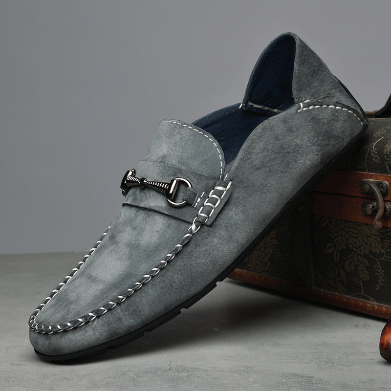 Scarpe Uomo Casual in Pelle Scamosciata – Traspiranti e Confortevoli