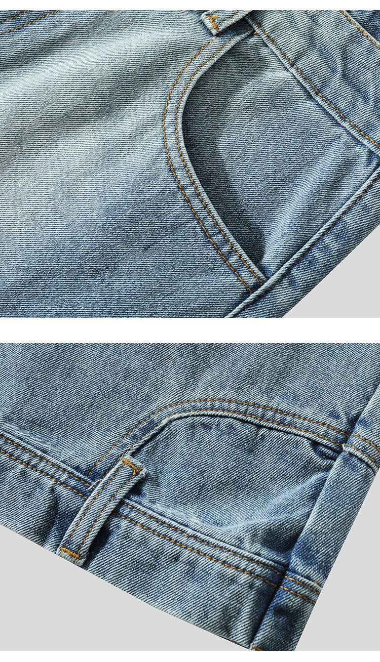 Bermuda Uomo Larghi e Dritti – Shorts Casual Blu, Comodi e alla Moda