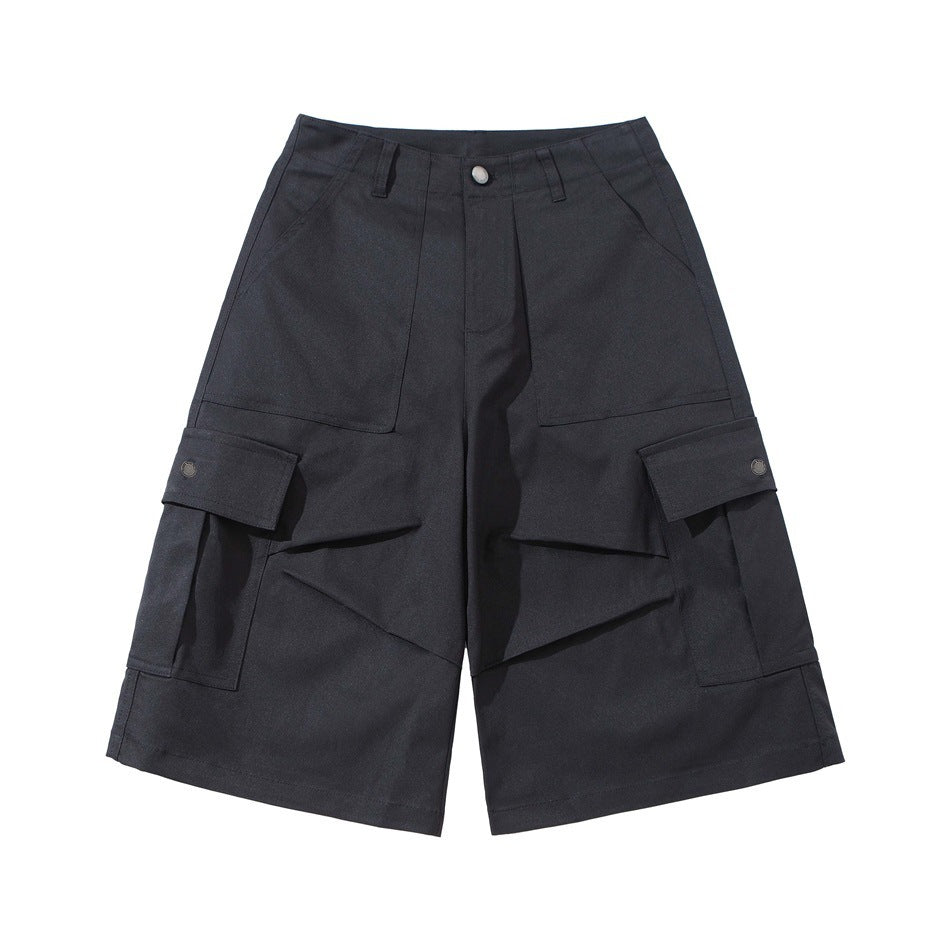 Shorts da uomo in stile giapponese, larghi e casual