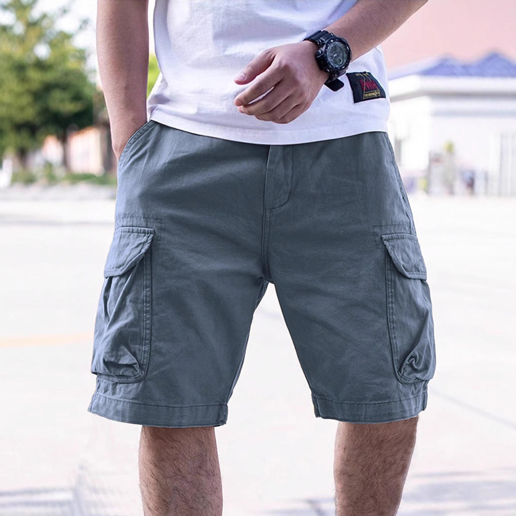 Pantaloncini Retro Cotone Workwear Shorts