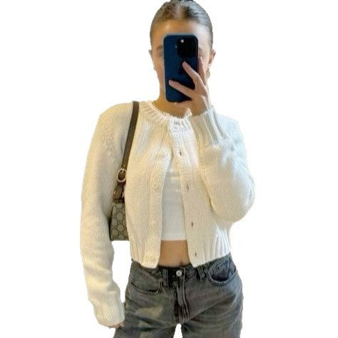 Loose And Simple Small Drop Shoulder Women's Overcoat