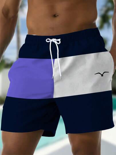 casual Shorts con coulisse e tasche diagonali