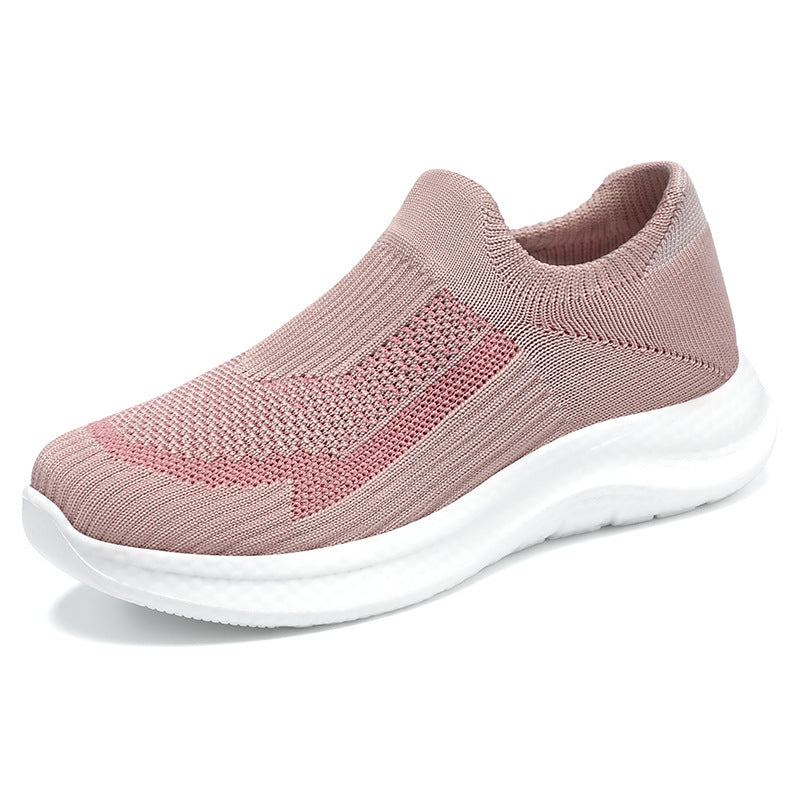 Women's Shoes Sports Soft Bottom Trendy Flying Woven