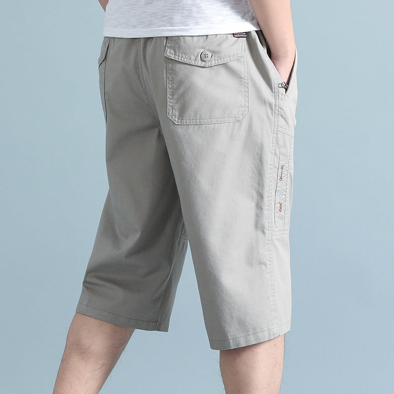 Pantaloni Sportivi Uomo Taglie Grandi – Shorts Casual in Cotone, Estivi e Comodi