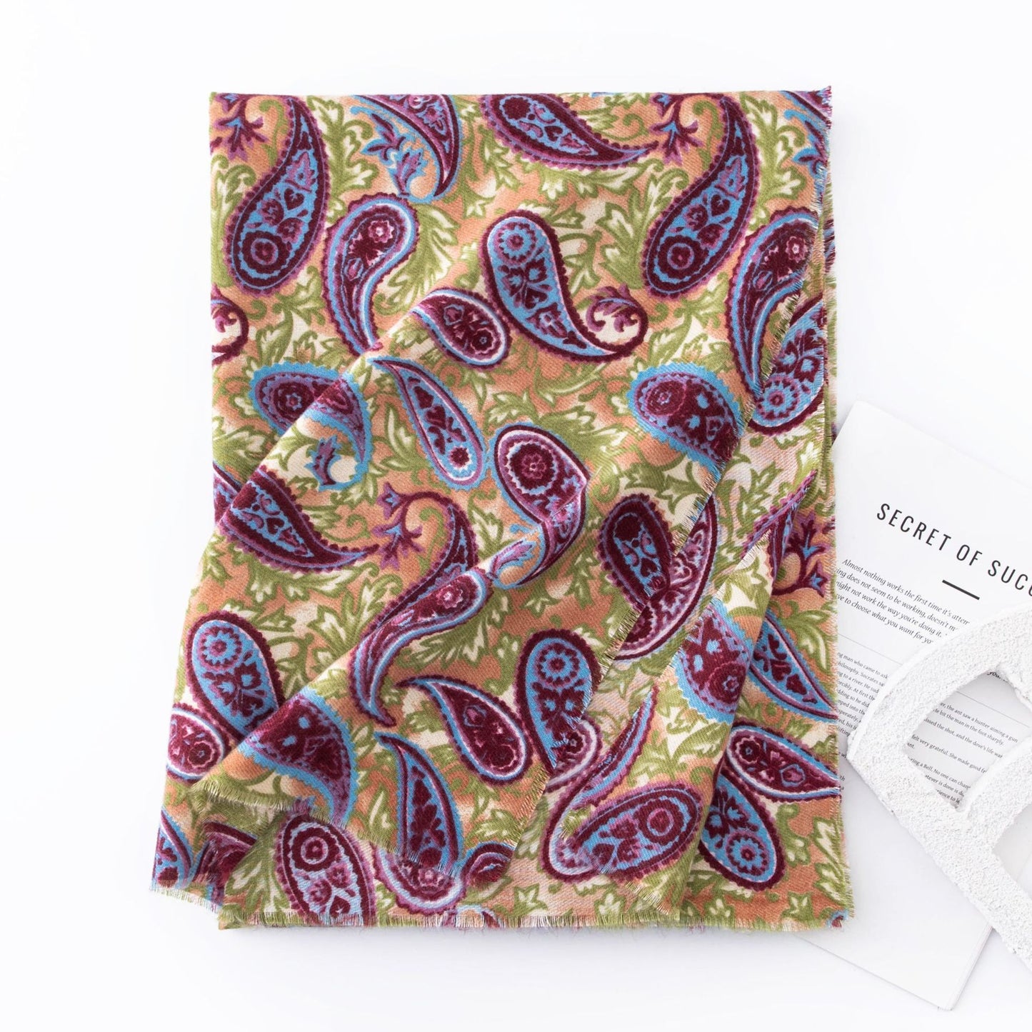Artificial Cashmere Scarf Color Warm Shawl