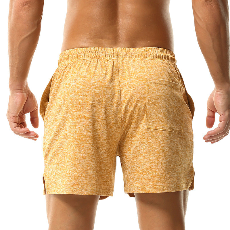 Shorts casual da uomocon tasche per yoga e fitness