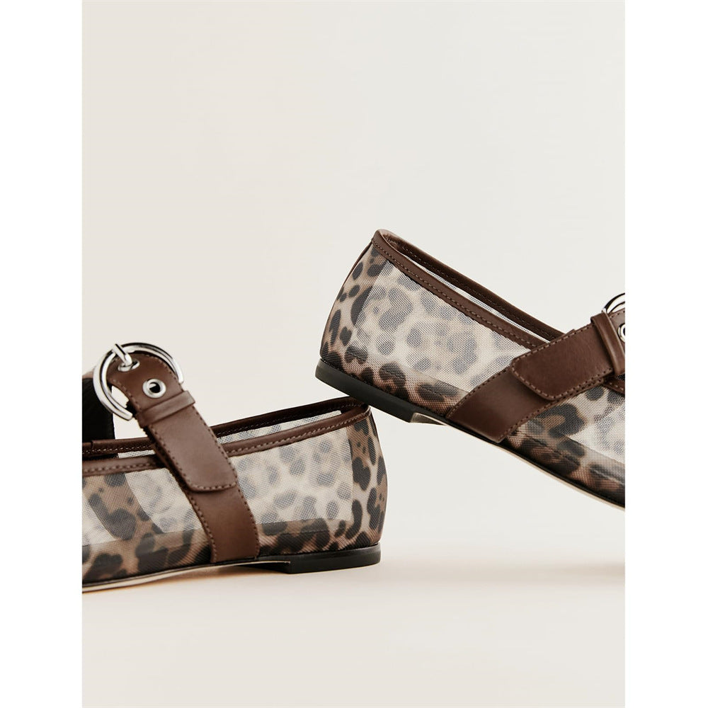 One-strap Flat Breathable Large Size Shoes