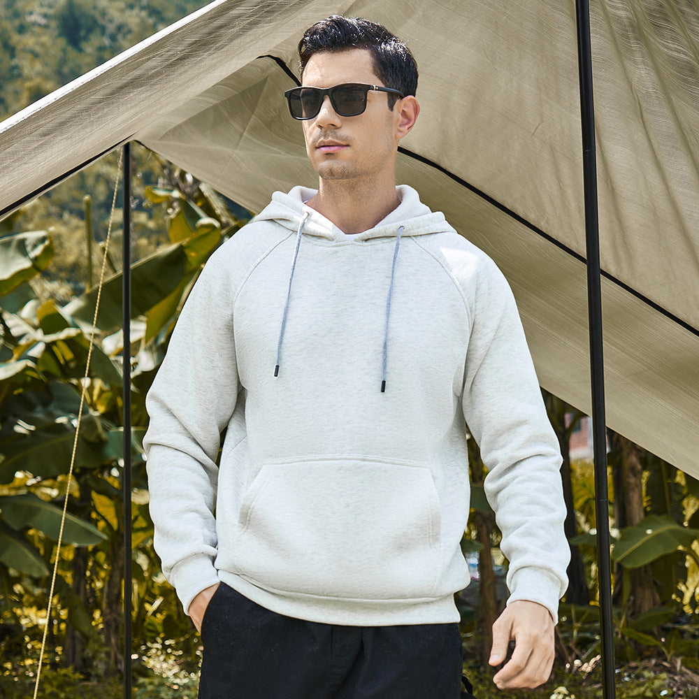 Loose Cool Blank Fleece Sweater Men's