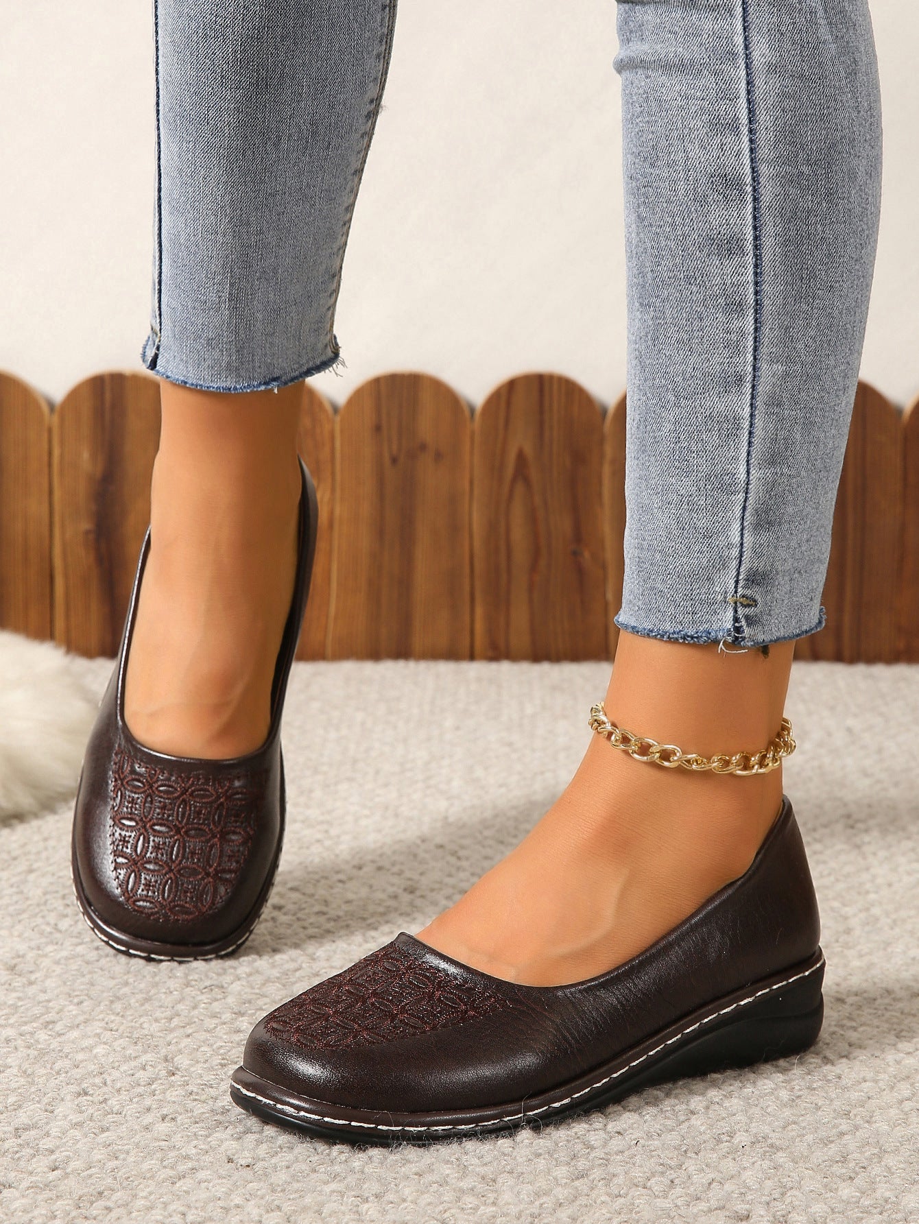 Soft Bottom Non-slip Grandma Shoes Shallow Mouth