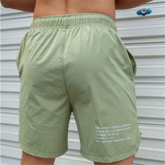 Shorts Uomo da corsa, squat, fitness palestra