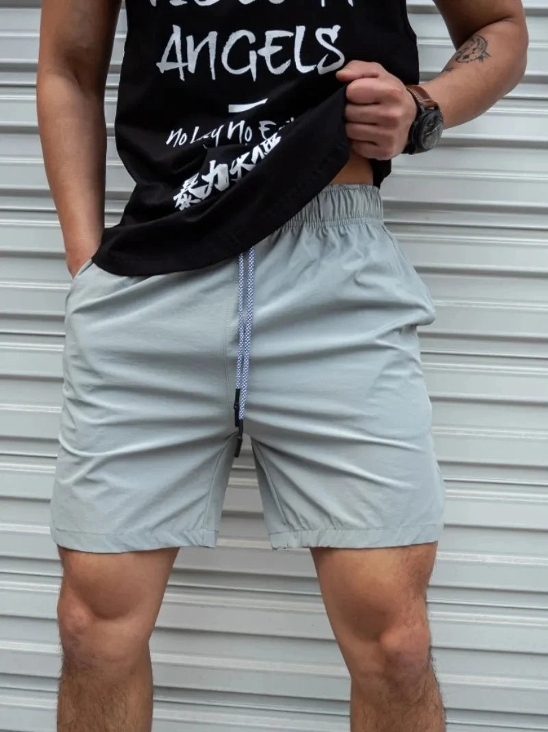Shorts Uomo da corsa, squat, fitness palestra