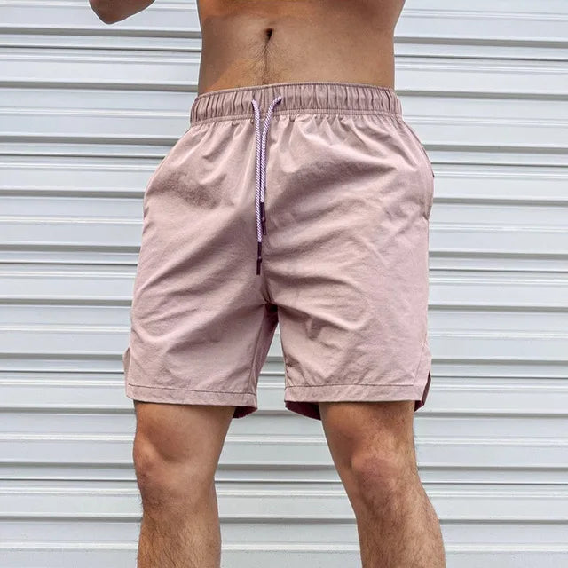 Shorts Uomo da corsa, squat, fitness palestra