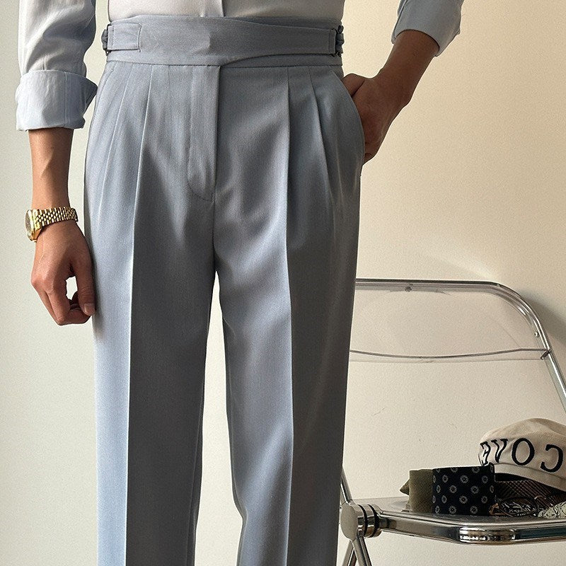 High Waist Slim Fit Business Casual Trousers