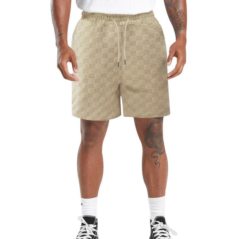 Shorts Uomo Quadrettati Cinque Punti – Larghi, Sportivi e Casual