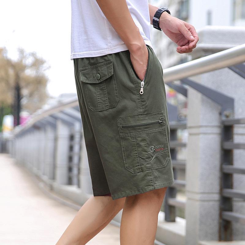 Pantaloncini Uomo Estivi Taglie Forti – Shorts Larghi in Cotone, Comodi e Traspiranti