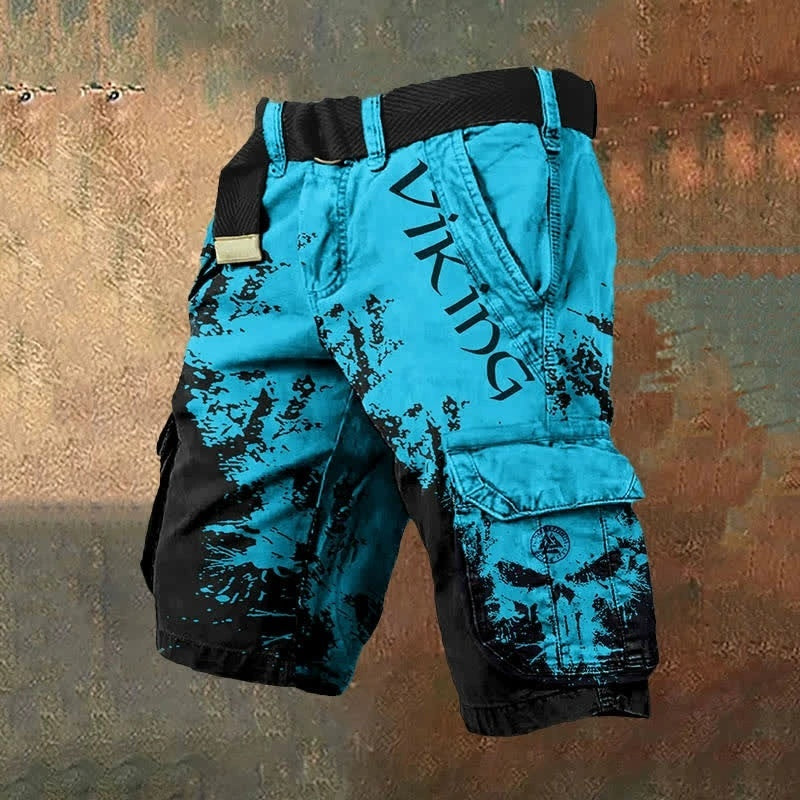 Pantaloncini Uomo con Stampa 3D Digitale – Shorts Estivi in Poliestere con Zip, Moda Streetwear