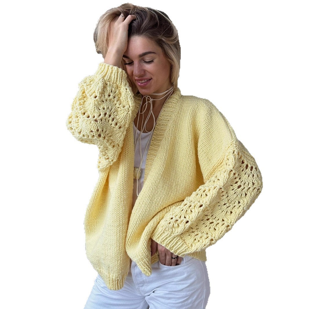 Women's Autumnwinter Fashion Elegant Cardigan Sweater
