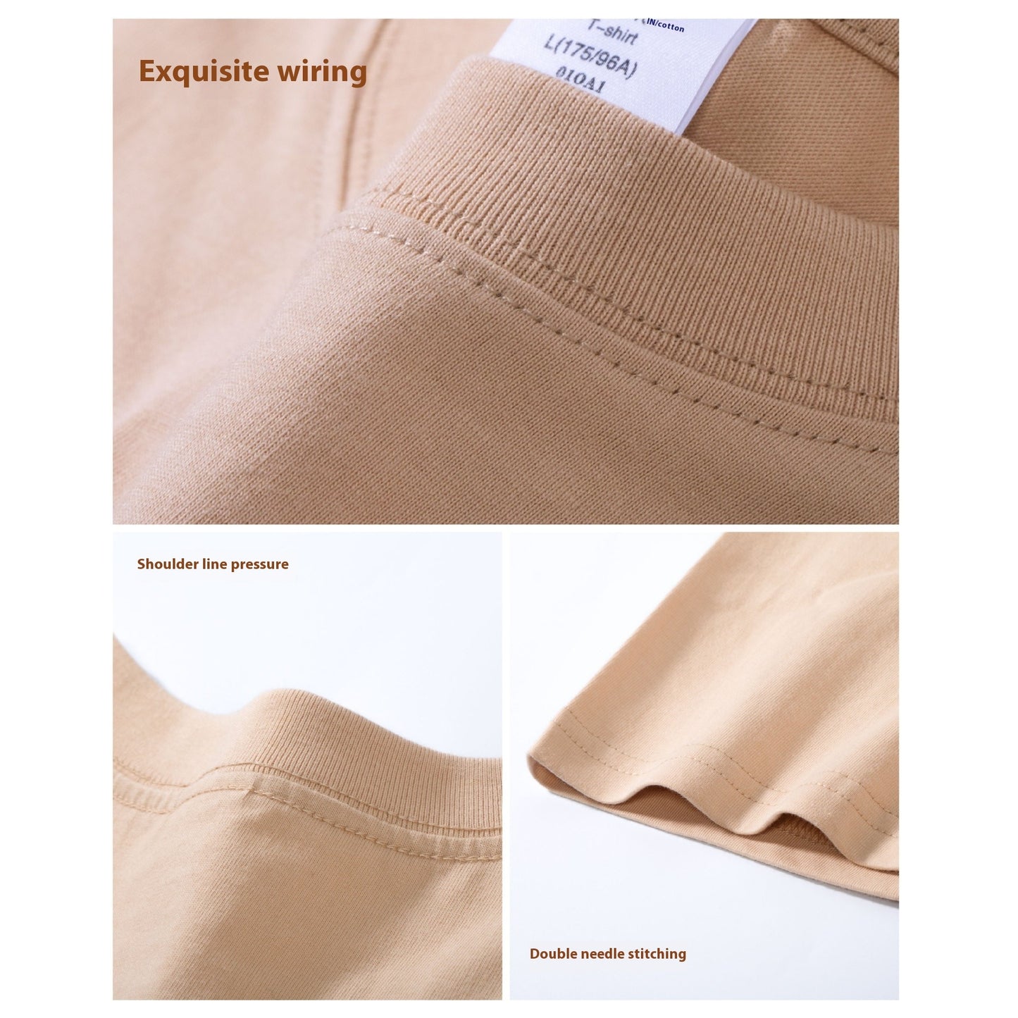 All-matching Round Neck Short Sleeves Loose