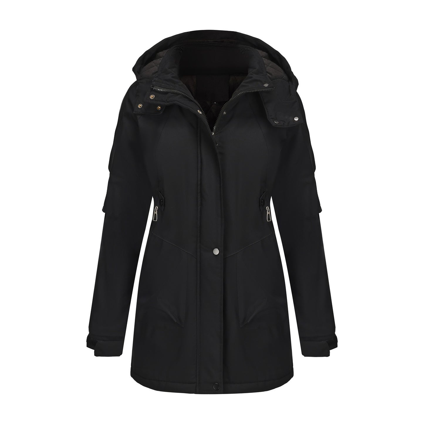 Autumn And Winter Mountaineering Women's Casual Shell Jacket Parka