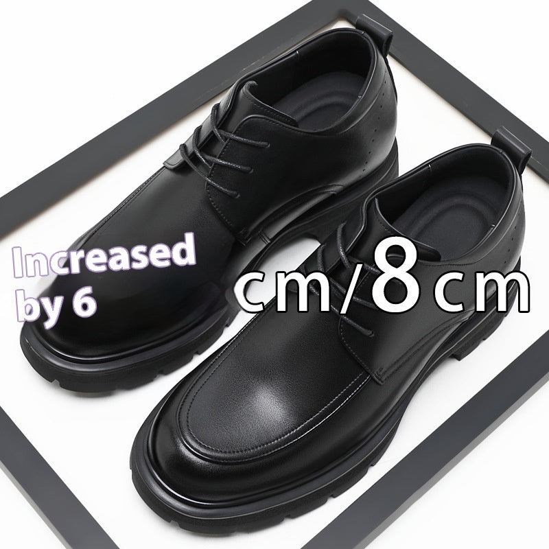 Scarpe Uomo Business con Rialzo Interno – Pelle Vera, Eleganti e Traspiranti