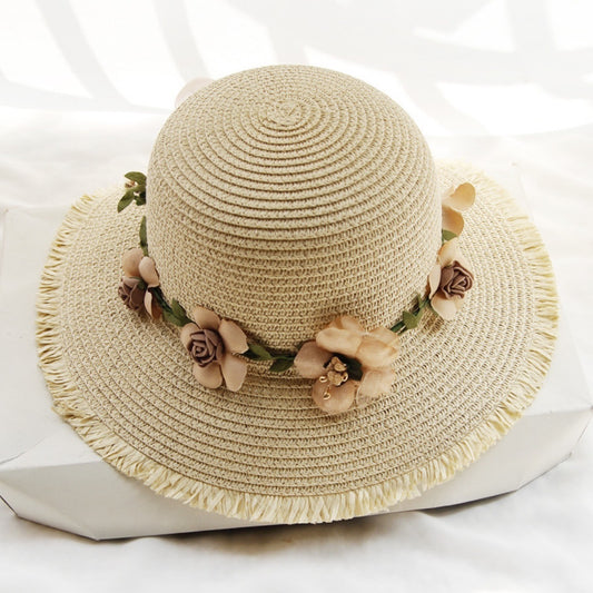 Beach Straw Hat Women's Fresh Seaside Face Covering
