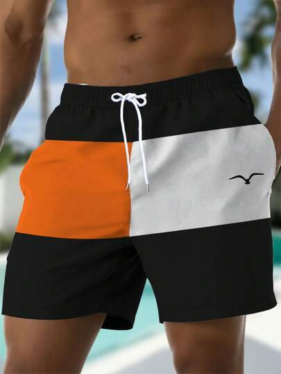 casual Shorts con coulisse e tasche diagonali