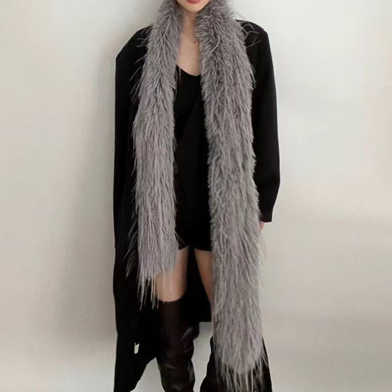 Personalized Hot Girl High-grade Plush Scarf For Women