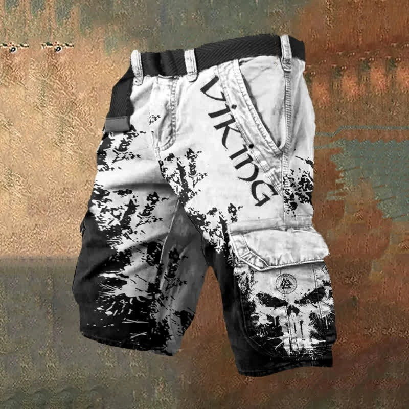 Pantaloncini Uomo con Stampa 3D Digitale – Shorts Estivi in Poliestere con Zip, Moda Streetwear