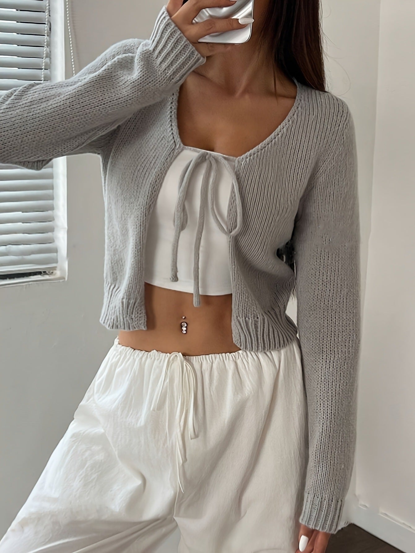 Female Retro Gentle Style Simple Knitwear