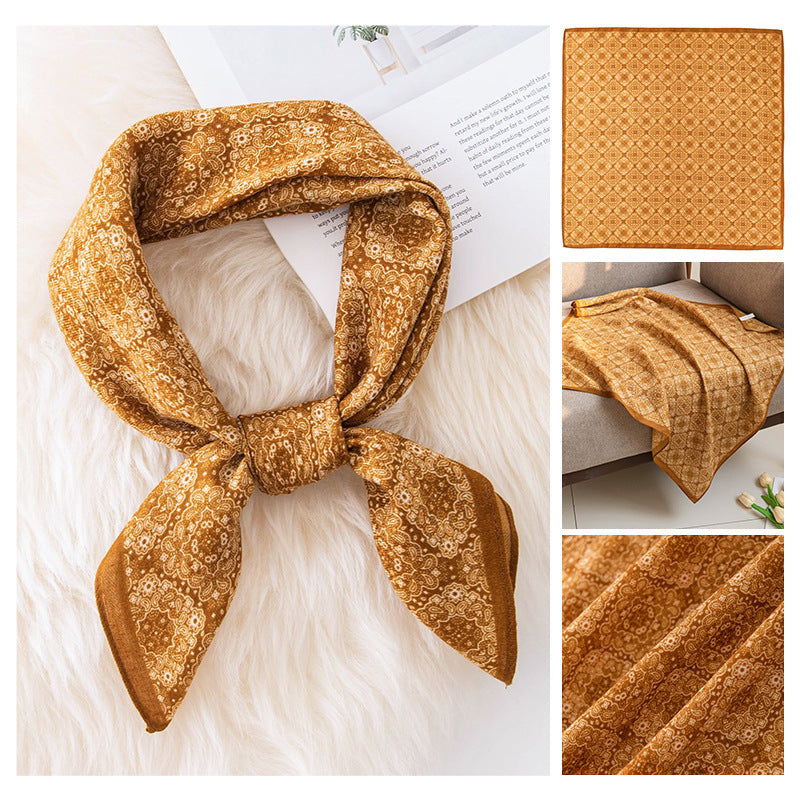 70cm Emulation Silk Scarf Fashion Scarf