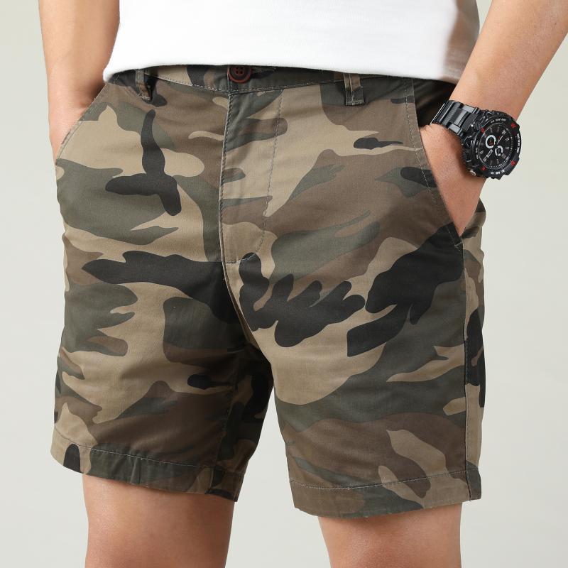 Pantaloncini Uomo Estivi Camouflage – Shorts Casual in Cotone, Comfort e Stile