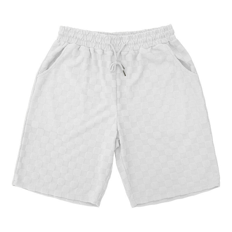 Shorts Uomo Quadrettati Cinque Punti – Larghi, Sportivi e Casual