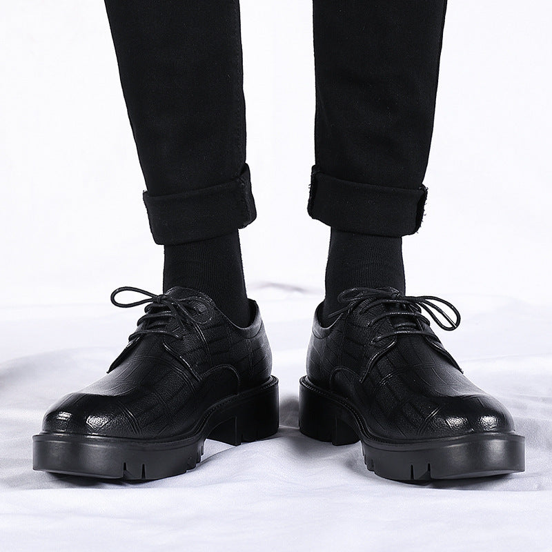 Scarpe casual Buisness Man con rialzo interno di 10 cm