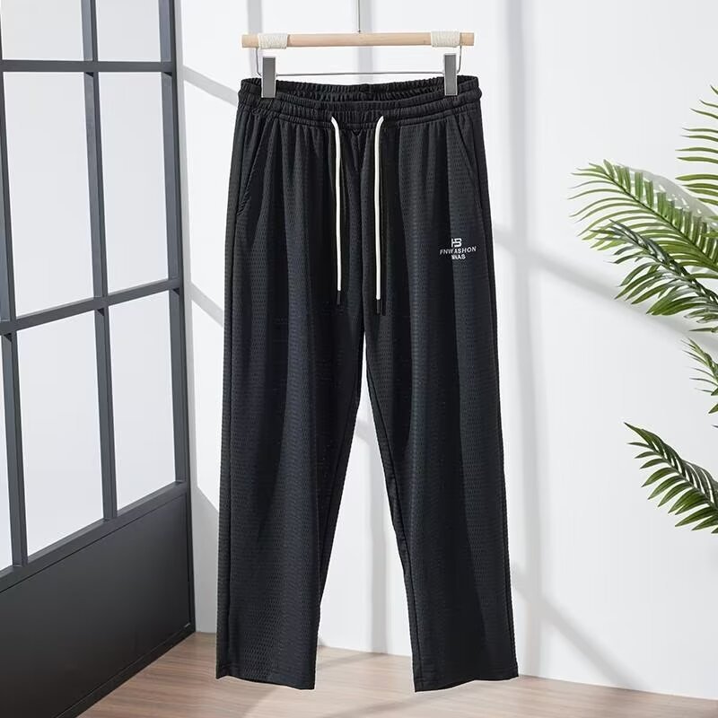 Pantaloni Uomo Estivi in Ice Silk – Leggeri, Traspiranti e Quick-dry, Elastici e Comodi