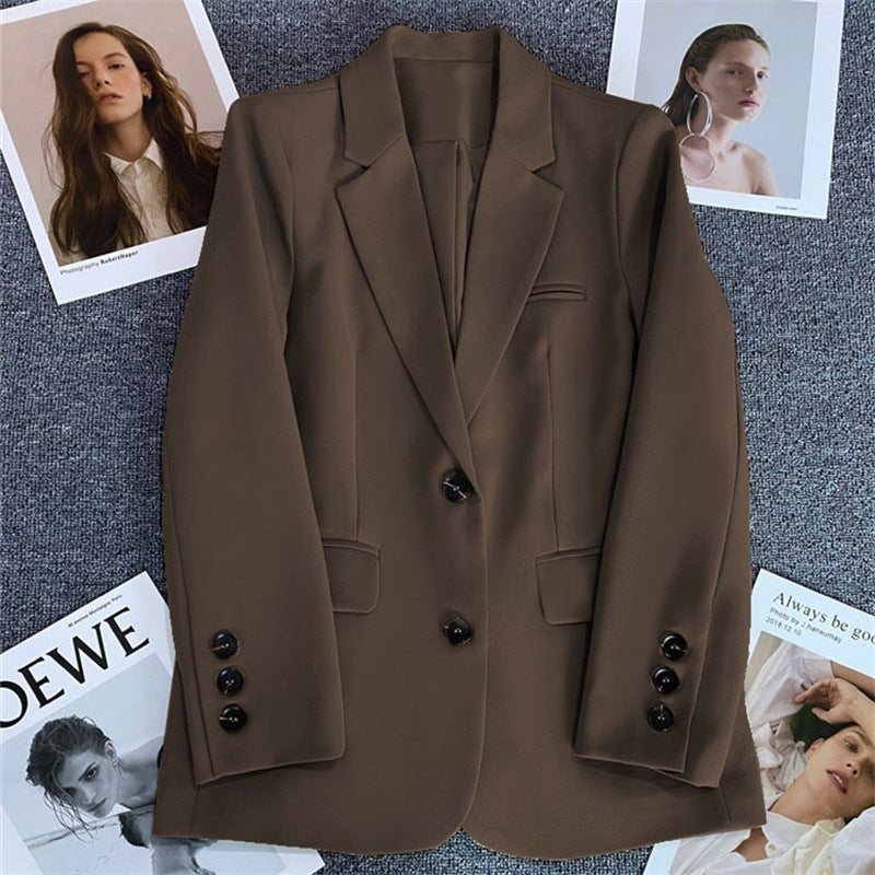 Casual Temperament Spring And Autumn Fried Street Small Suit Top