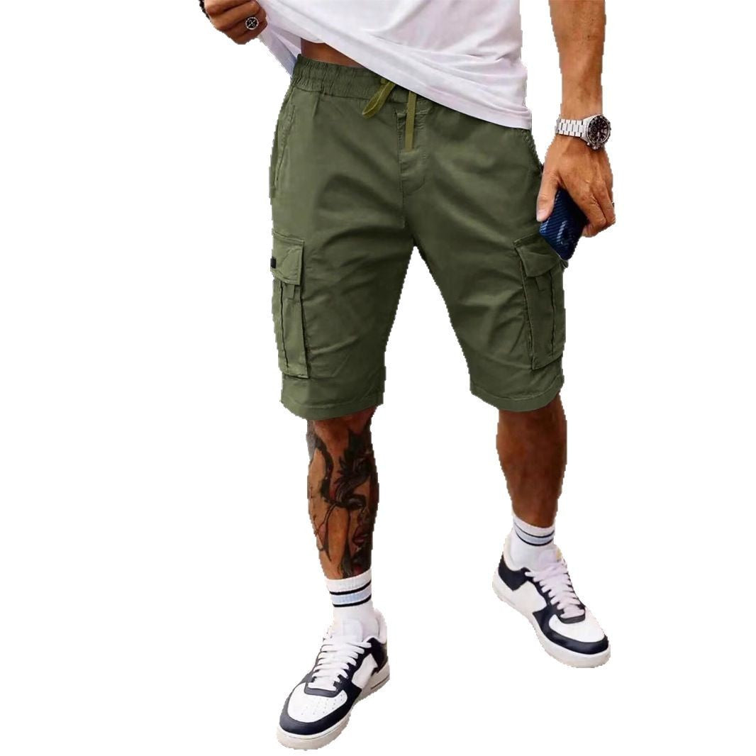 Shorts Uomo Workwear Estivi – Pantaloncini Dritti Casual Americani