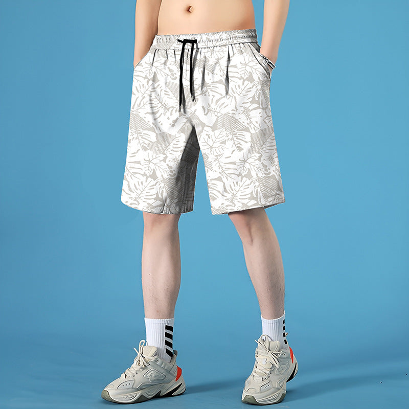 Pantaloncini Uomo Quick-Dry da Mare – Shorts Estivi Soakable in Poliestere