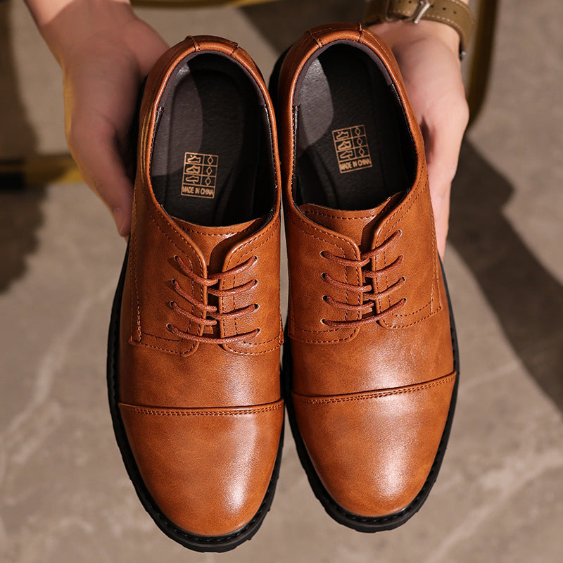 Scarpe Uomo Business Extra Large – Stile Britannico, Traspiranti e Antiscivolo