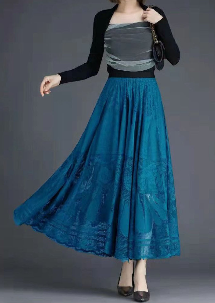 Gonna Donna Midi Vita Alta Linea A Ampia in Tulle Elegante Taglia Unica